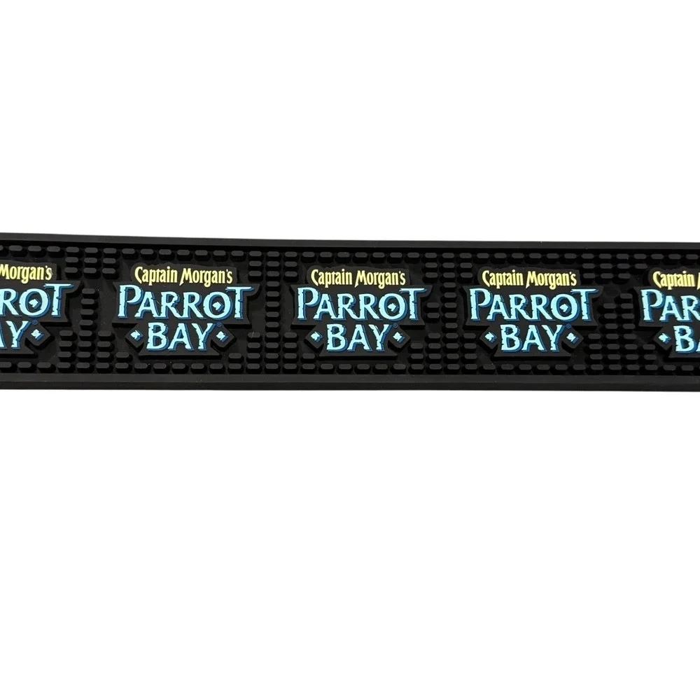 Captain‎ Morgan Parrot Bay Rubber Bar Spill Pour Drip Mat home s 20.75 x 3.75